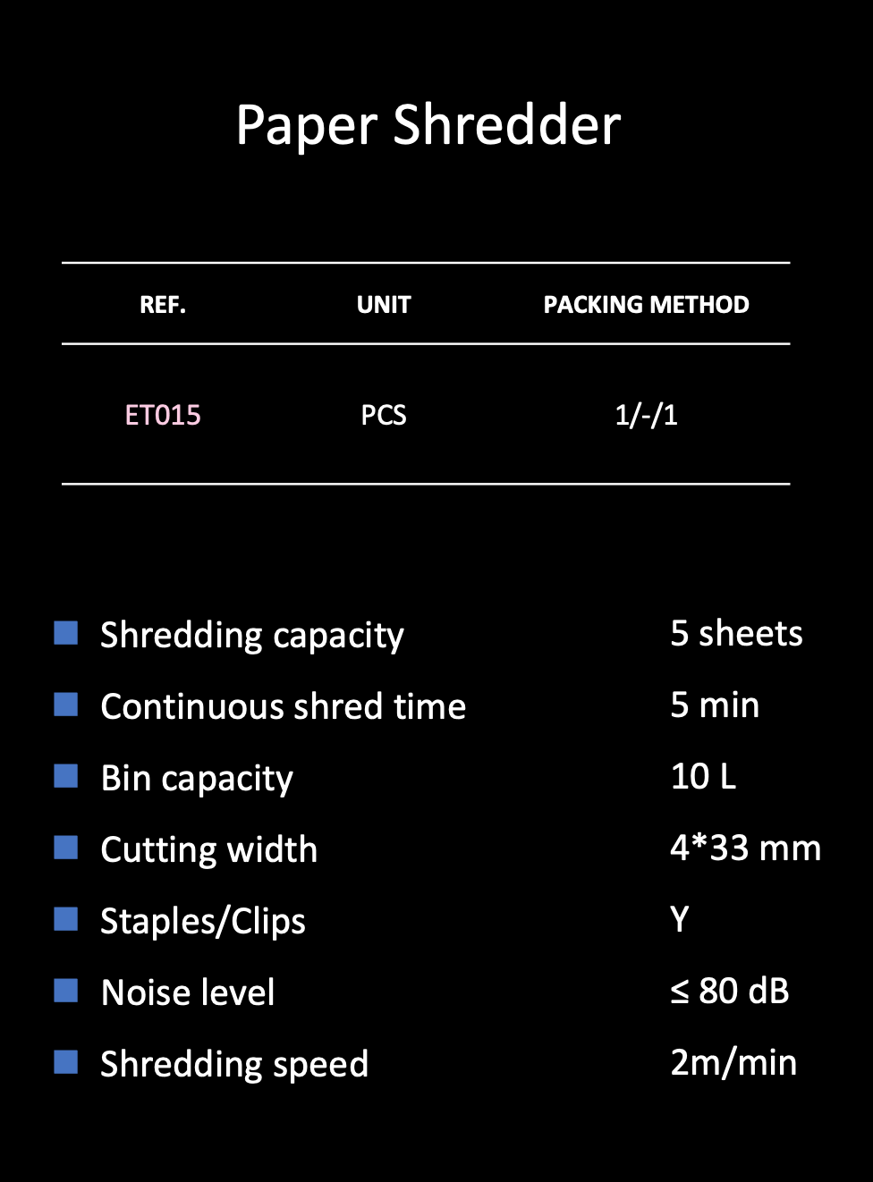 Máy huỷ tài liệu Deli ET015 0944523668