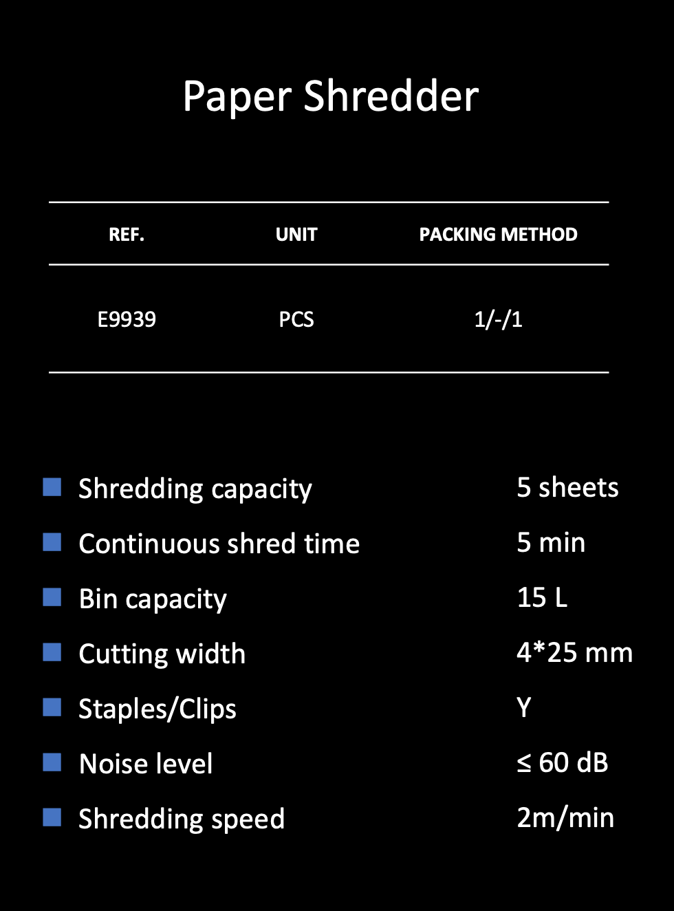 Máy huỷ tài liệu Deli E9939 0944523668
