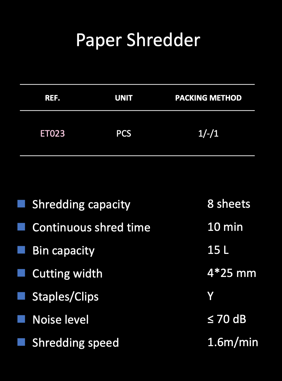 Máy huỷ tài liệu Deli ET023 0944523668
