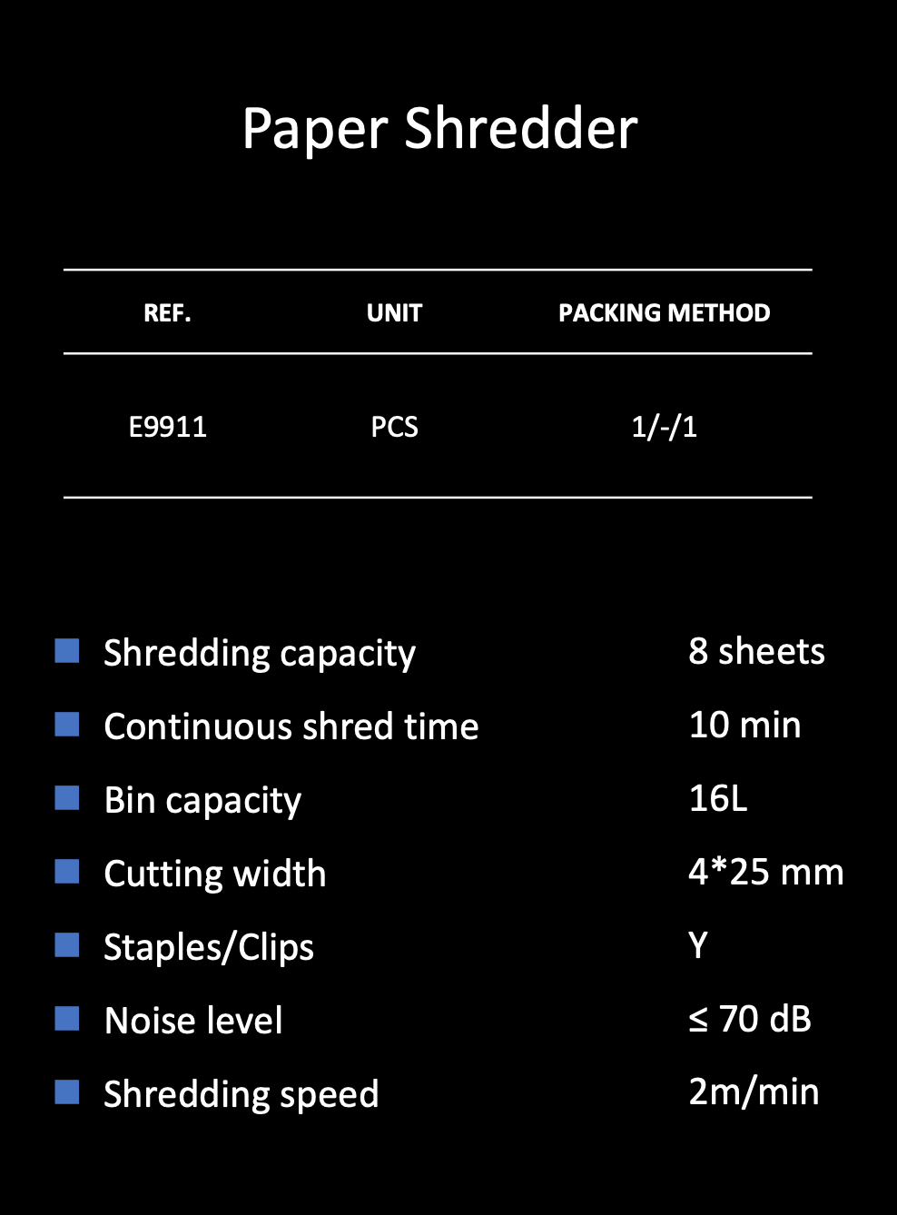 Máy huỷ tài liệu Deli E9911 0944523668