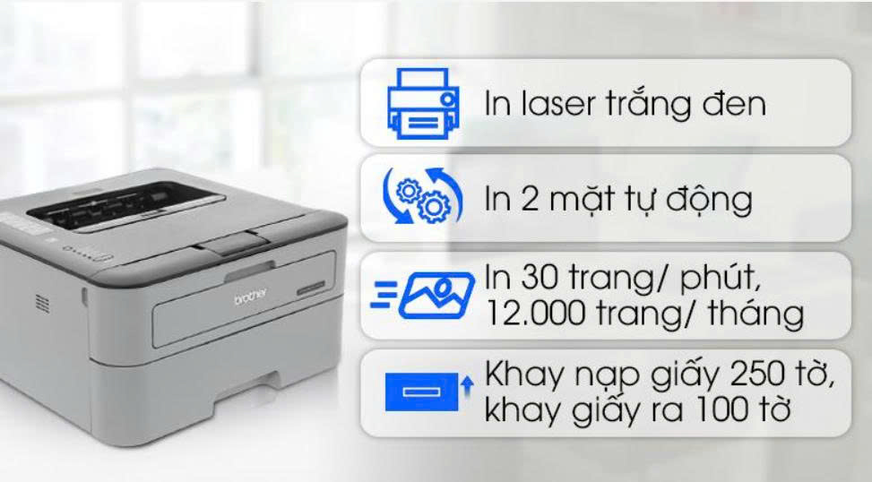 Máy in laser Brother HL-L2321D (A4 + In 2 mặt) Máy in laser Brother HL-L2321D (A4 + In 2 mặt)