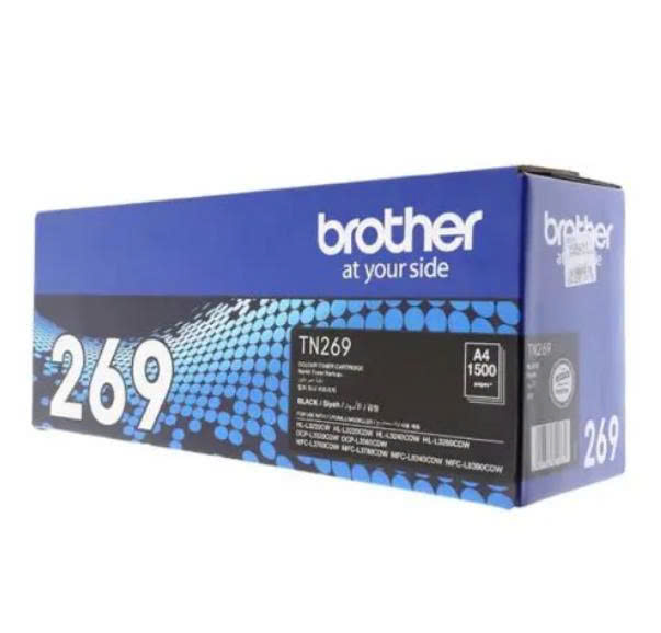 Hộp mực màu Brother TN269 (BK) – Cho máy HL-L3240CDW L3280CDW Hộp mực màu Brother TN269 (BK) – Cho máy HL-L3240CDW L3280CDW