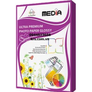 Tập giấy in ảnh bóng Media khổ A5